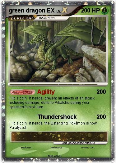 Pokemon green dragon EX