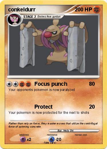 Pokemon conkeldurr