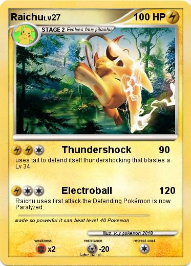 Pokemon Raichu