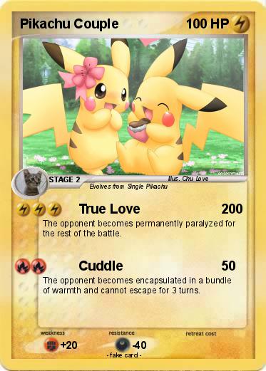 Pokemon Pikachu Couple