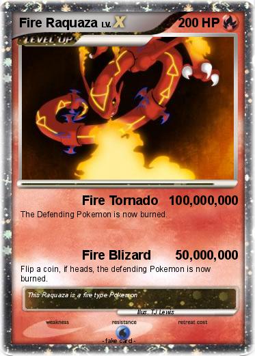 Pokemon Fire Raquaza