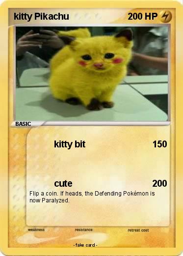Pokemon kitty Pikachu