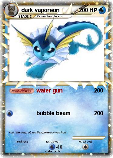 Pokemon dark vaporeon