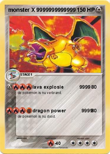 Pokemon monster X 9999999999999