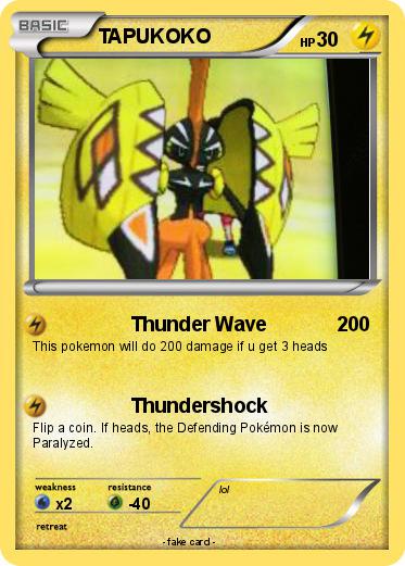 Pokemon TAPUKOKO