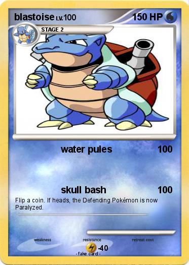 Pokemon blastoise