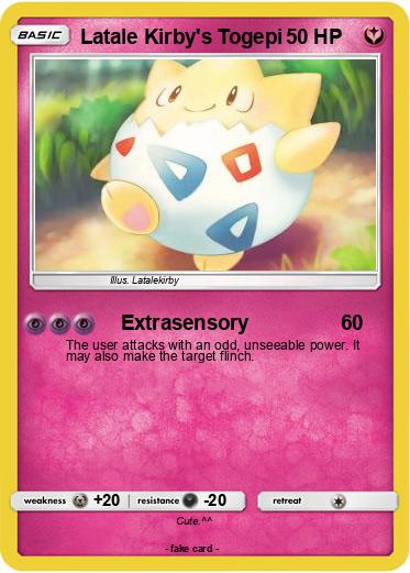 Pokemon Latale Kirby's Togepi