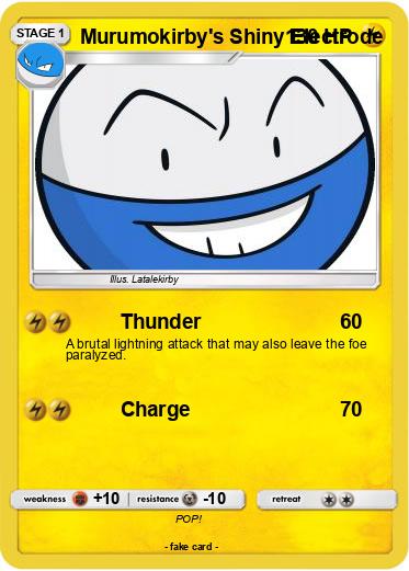 Pokemon Murumokirby's Shiny Electrode
