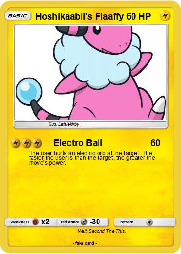 Pokemon Hoshikaabii's Flaaffy