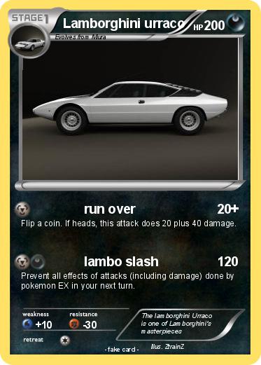Pokemon Lamborghini urraco