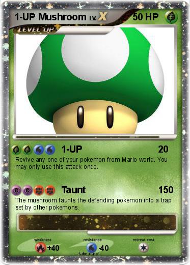 Pokemon 1-UP Mushroom