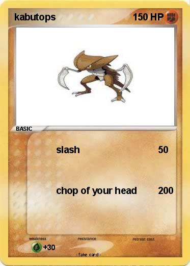Pokemon kabutops