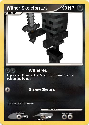 Pokemon Wither Skeleton