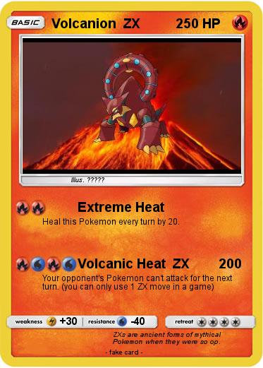 Pokemon Volcanion  ZX          2