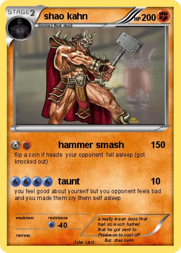 Pokemon shao kahn