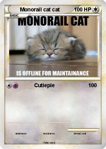 Pokemon Monorail cat cat