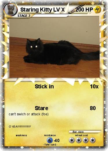 Pokemon Staring Kitty LV X