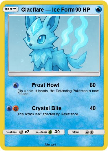 Pokemon Glacflare — Ice Form