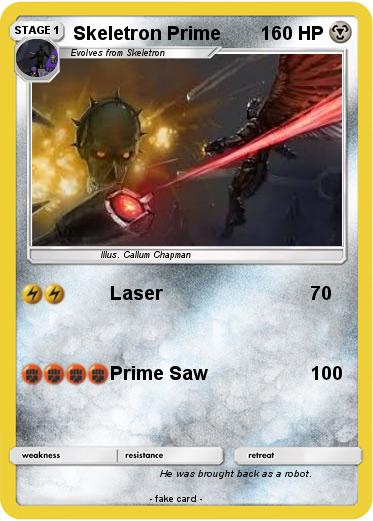 Pokemon Skeletron Prime