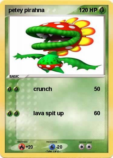 Pokemon petey pirahna