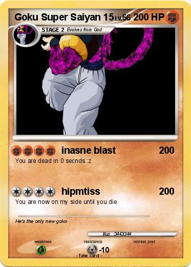 Pokemon Goku Super Saiyan 15