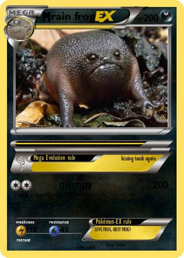 Pokemon rain frog