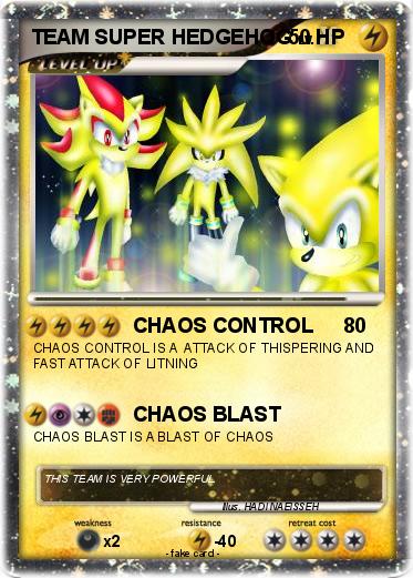 Pokemon TEAM SUPER HEDGEHOG