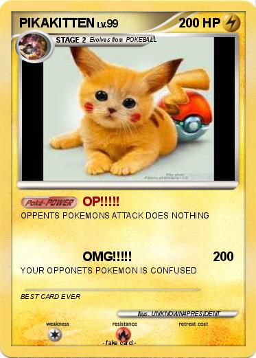 Pokemon PIKAKITTEN
