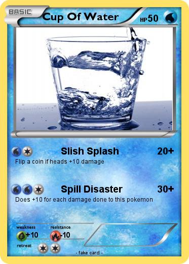 Pokemon Cup Of Water