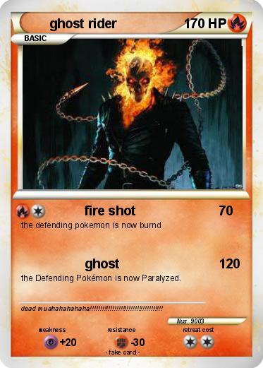 Pokemon ghost rider