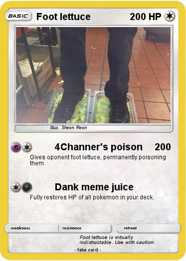 Pokemon Foot lettuce