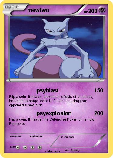 Pokemon mewtwo