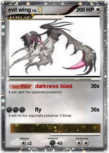 Pokemon evil wing