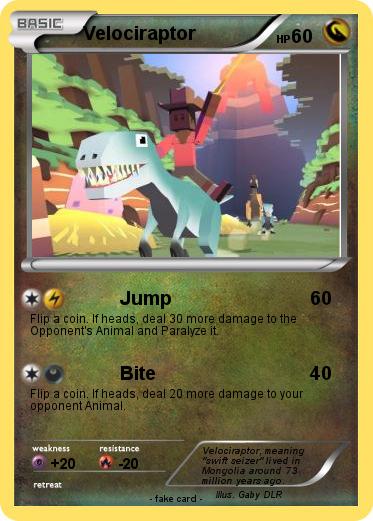 Pokemon Velociraptor