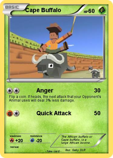 Pokemon Cape Buffalo