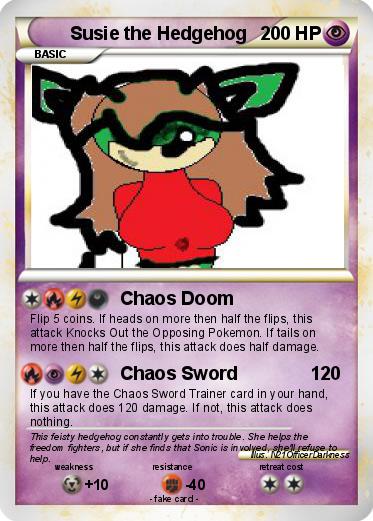 Pokemon Susie the Hedgehog
