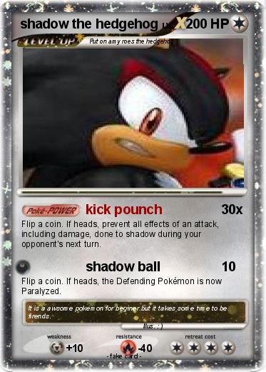 Pokemon shadow the hedgehog