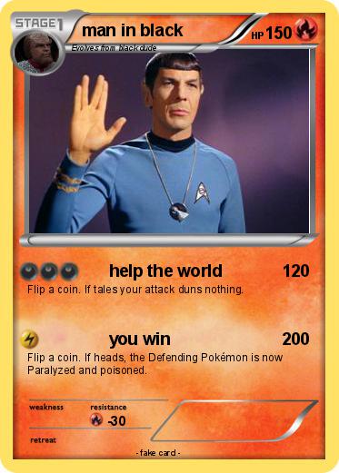Pokemon man in black
