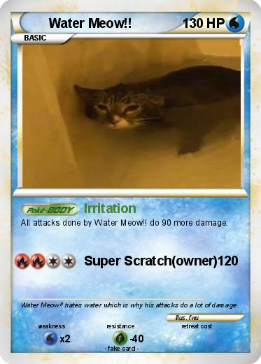 Pokemon Water Meow!!