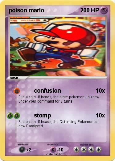 Pokemon poison mario