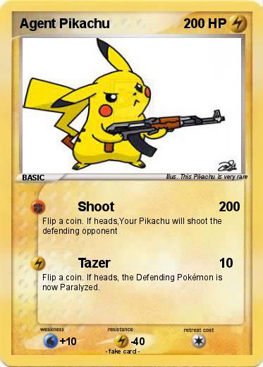 Pokemon Agent Pikachu