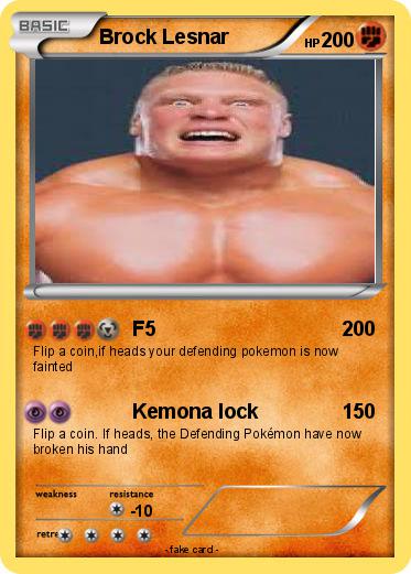 Pokemon Brock Lesnar