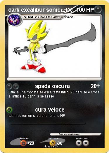 Pokemon dark excalibur sonic