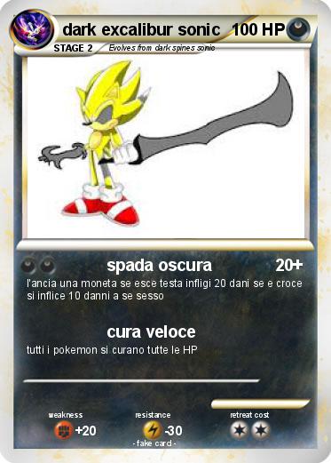 Pokemon dark excalibur sonic