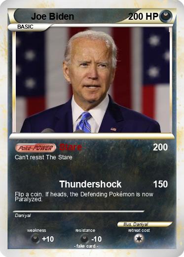 Pokemon Joe Biden