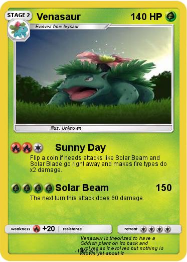 Pokemon Venasaur