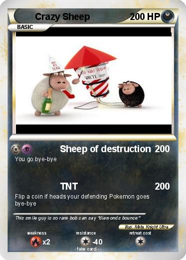 Pokemon Crazy Sheep
