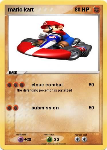 Pokemon mario kart
