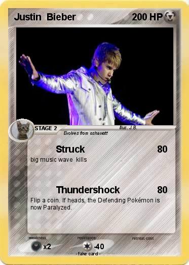 Pokemon Justin  Bieber