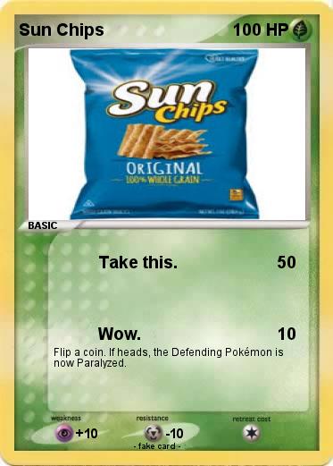 Pokemon Sun Chips